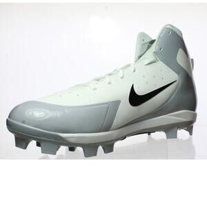 Nike Alpha Huarache Elite Max Air Football Cleats Shoes White Mens Size 16